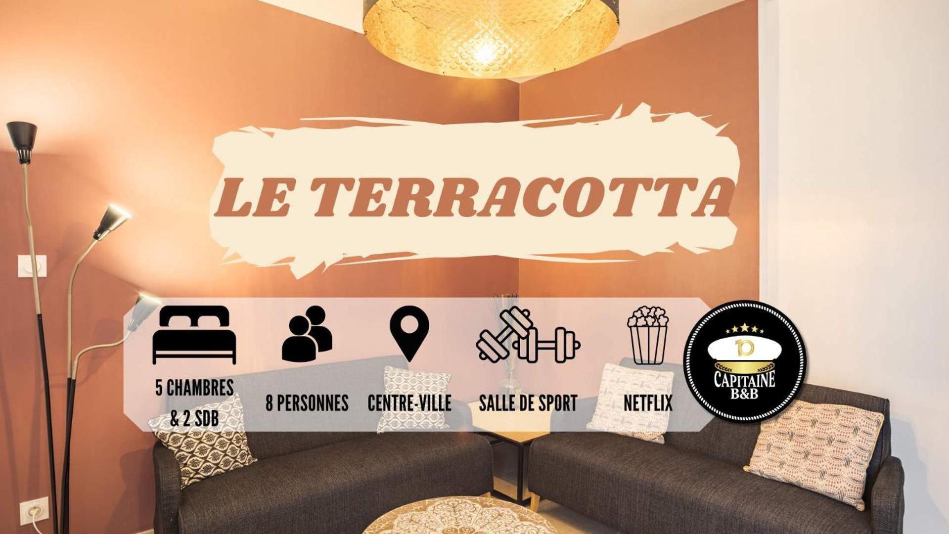 Le Terracotta Ideal Groupe Salle De Sport Parking Gratuit Troyes Esterno foto